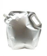 Spout Pouch - 5 Litre Corner Spout Matt Silver (comes with handle)