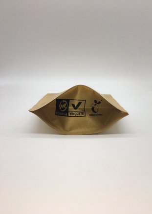 Compostable sup with zipper
