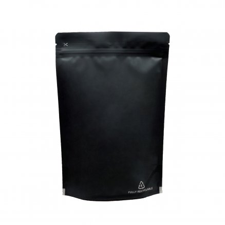 Matt Black Recyclable pouch